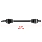 Caltric 705502154 Rear Cv Joint Axles For Can-am Maverick X3 Left And Right New. Price: $272.25.