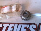 Nos Yamaha 4KD-17121-00-00 Gear, 2ND Pinion Timberwolf New. Price: $26.00.