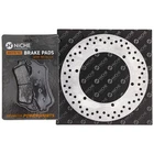 Niche Rear Right Brake Rotor Pad Kit For Honda 06435-MBL-D03 Semi Metallic New. Price: $62.95.