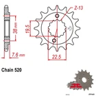 Sprockets JTF1401.13 13T Steel Front New. Price: $15.94.