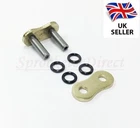 Gold 530 Ring Motorcycle Bike Dirt Atv Quad Drive Chain Rivet Link New. Price: $9.19.