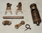 1987 Yamaha Champ Moto 4 Atv YFM100T Transmission Shift Forks , Cam Lot Oem Used. Price: $44.00.