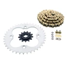 1986 1987 Honda Fourtrax TRX250R Gold O-ring Chain And Silver Sprocket 13/39 96L New. Price: $74.75.