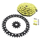 Chain & Black Sprocket Fit Yamaha YFS200 Blaster 1988-90 Yellow O-ring 12/40 92L New. Price: $74.75.