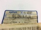 K&l Drain Plug 15-4037 Nos Replacement With O-ring Honda# 92800-1200 New. Price: $14.25.