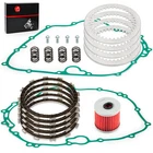 Clutch Friction Plates And Gasket Kit For Kawasaki Bayou Klf 300 Lakota Kef New. Price: $43.99.