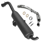 Caltric Exhaust Muffler & Pipe For Yamaha Grizzly YFM700 4X4 2009-2013 New. Price: $259.00.