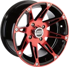 Moose Offroad Wheel - 387X Rear Anodized Red/black 14X8 4/136 4+4 New. Price: $141.95.