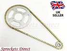 Honda CB250 N, Na, T1,T2 Heavy Duty Chain And Sprocket Kit Gold 1978 - 82 New. Price: $56.92.