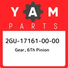 2GU-17161-00-00 Yamaha Gear, 6TH Pinion 2GU171610000, New Genuine Oem Part. Price: $59.36.