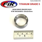 Titanium Gear Drive Spacer Each, Ktm 76633030012 54633014100 25X32X12MM New. Price: $25.87.