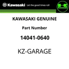 Kawasaki Genuine Cover Comp 14041-0640 New. Price: $96.78.