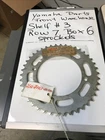 Yamaha Rear Sprocket 2GU-25442-20 New Old Stock Will Show Scuff & Rust. Price: $50.00.