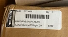 New Polaris 1333069 Asm - Driveshaft, Rear. Price: $200.00.