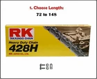 Rk 428 Hd Standard Non-sealed Motorcycle Drive Chain Natural W/ Clip Master Link New. Price: $33.50.