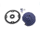 Chain And Sprocket For Yamaha Raptor YFM350 2008 - 2011 Blue 12/38 98L New. Price: $74.75.