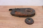 1985 Honda ATC125M Outer Chain Guard Cover Case W/ Plugs Used. Price: $59.00.