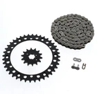 Chain And Black Sprockets For Yamaha Warrior YFM350 2001 - 2004 14/40 98L New. Price: $60.45.