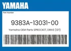 Yamaha Genuine Sprocket, Drive (13T) 9383A-13031-00 New. Price: $21.15.