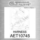 AET10745 Harness Fits John Deere (surplus Open Box) New. Price: $206.17.