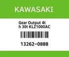 13262-0888 Kawasaki Gear,output 4TH,30T 132620888, New Genuine Oem Part. Price: $118.61.