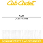 Cub Cadet 503-02868 Front Yoke Challenger MX750 MX550 Eps 4X4 New. Price: $51.51.