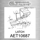 AET10687 Latch Fits John Deere (surplus Open Box) New. Price: $71.54.