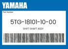 Yamaha Genuine Shift Shaft Assy 5TG-18101-10-00 New. Price: $67.57.