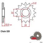 Sprockets C/s 14T(JTF402.14) New. Price: $29.91.