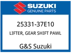 Suzuki Oem Part 25331-37E10 Lifter Gear Shift Pawl New. Price: $22.32.