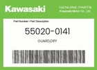 Kawasaki Genuine Guard,diff 55020-0141 New. Price: $38.04.