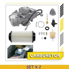 2X For Polaris Sportsman 600 2003-2005,700 2002-2006 Motorcycle Carburetor Kit New. Price: $97.38.