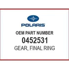 Polaris Final Ring Gear 0452531 Oem New. Price: $134.99.