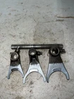 1990 Honda Fourtrax 300 Gearshift Fork ASSY/24211-HA0-010+24212-HC4-000 Used. Price: $40.00.