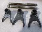 Shift Forks Assy Kawasaki EX250 13140-1149 13140-1148 49047-1066 49047-1067 Used. Price: $19.99.