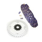 Blue Non O-ring Chain & Silver Sprocket 15/40 102 06-09 Yamaha YFM700 Raptor New. Price: $63.75.