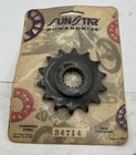 Sunstar Front Sprocket Honda 250 Crf Trx 450 500 700 Tooth 34714 Steel New. Price: $26.96.