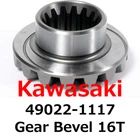 New Kawasaki Genuine Gear Bevel 16T 49022-1117 Direct From Japan. Price: $128.49.