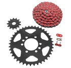 Chain And Sprockets For Kawasaki KFX400 2004 2006 Red 520-96L Black 13/40 New. Price: $63.75.