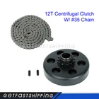 3/4" Bore Centifugal Clutch Mini Bike Go Kart 12 Tooth #35 Chain Screw Sets New. Price: $28.66.