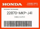 Honda Genuine Cable, Clutch 22870-K28-A71 New. Price: $34.27.