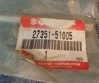 27351-51005-000 Suzuki Shaft,pinion 2735151005000, New Genuine Oem Part. Price: $18.50.