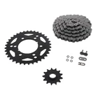 Chain & Sprocket Set For Polaris Scrambler 400 2X4 1998 1999 O-ring 13/36 76L New. Price: $69.25.