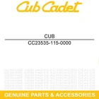 Cub Cadet 23535-115-0000 Plug Challenger CX700 CX500 4X4 New. Price: $11.95.