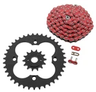 1999-2004 Honda TRX400EX Red Non O-ring Chain & Black Sprocket 14/39 94L New. Price: $63.75.