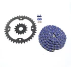 Chain & Black Sprockets For Yamaha YFM700 Raptor 2006 - 2009 Blue 102L 15/38 New. Price: $63.75.