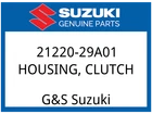 Suzuki Oem Part 21220-29A01 Housing,clutch New. Price: $89.33.