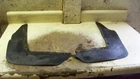 Honda ATC200ES Big Red Oem Rear Fender Splash Guards E1824 1984 Used. Price: $79.95.