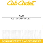 Cub Cadet 707-04684A-0637 Front Drive Shaft Cover Powder Black Volunteer Wt New. Price: $96.42.