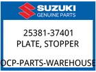 Suzuki Oem Part 25381-37401 Plate,gear Shift Cam Stopper New. Price: $20.64.